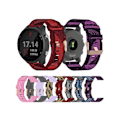 Miniatyrbild 4 av 4: Rem för Garmin Forerunner 645 20 mm Nylon klockarmband Rosa