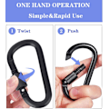 Miniatyrbillede 4 af 5: Heavy Duty Karabiner (1 Pakke) - D-Ring Låsende Snap Hook