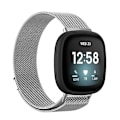 Miniatyrbillede 1 af 5: Til Fitbit Versa 3 / Fitbit Magnetic Milano urbånd Silver