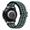 Miniatyrbillede 1 af 5: 20 mm 22 mm bånd til Samsung Galaxy Watch 4/classic/3/5/pro/active 2 Gear S3 Elastic Nylon Loop Huawei Watch Gt 2 2e 3 Pro Strap Bohemia tourquise 22mm