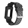 Miniatyrbillede 2 af 5: Til Fitbit Charge 3 alt-i-en silikone beskyttelseshylster erstatningsurrem Grey