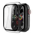 Miniatyrbild 1 av 5: Glas+ cover För Apple Watch Case 44 mm 40 mm Iwatch 42 mm 38 mm Skärmskydd + stötfångare Tillbehör för Applewatch Series 5 4 3 Se 6 Matte Transparent 42mm series 321