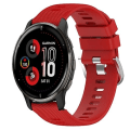 Miniatyrbilde 1 av 4: For Garmin Venu 2 Plus 20 mm ensfarget myk silikonklokkerem Red