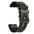 Pikkukuva 3 / 5: Garmin Fenix ​​7 -pikairrotettavalle silikoninahkaiselle watch Army Green