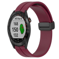 Pikkukuva 1 / 5: Garmin Approach S40 20 mm yksivärinen magneettilukko watch ranneke Wine Red