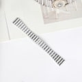 Miniatyrbillede 3 af 5: For Huawei Watch 2/Watch GT 2 42mm/Watch GT 3 42mm Line Design Watch Strap i rustfrit stål - Si
