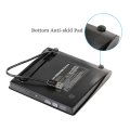 Miniatyrbilde 4 av 5: Ekstern CD DVD-stasjon med USB 3.0 Type-C bærbar DVD/CD+/-RW-stasjon/DVD-spiller CD-brenner for bærbar PC Mac