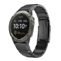 Miniatyrbilde 1 av 5: For Garmin Enduro 26mm Tortoise Shell rustfritt stål klokkebånd Black