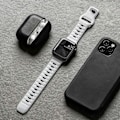 Miniatyrbilde 3 av 5: Silikon sportsreimer for Apple Watch-reimer Ultra 49mm 45mm 44mm 40mm 41mm 38mm 42mm, justerbare elastiske vanntette erstatningsarmbånd for iWatch