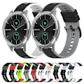 Miniatyrbild 3 av 5: För Garmin Garminmove Luxe 20mm tvåfärgad watch White-Black