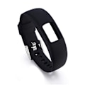 Miniatyrbild 1 av 2: För Garmin Vivofit 4 Gloss & Color Integrated Silicone Watch Band Black