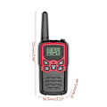 Miniatyrbild 4 av 5: Walkie Talkies för vuxna Lång räckvidd 2-pack 2-vägs radio upp till 5 miles räckvidd i