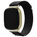 Miniatyrbillede 1 af 4: Til Fitbit Versa 3 / Sense Universal Loop Nylon urrem Black
