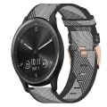 Miniatyrbillede 1 af 5: Til Garmin Vivomove 20 mm nylonvævet urrem Grey