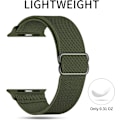Miniatyrbilde 3 av 5: Elastisk Solo Loop-reim kompatibel med Apple Watch-reimer 28 38mm/40mm/41mm