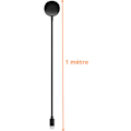 Miniatyrbilde 3 av 5: Lader for Samsung Galaxy Watch Ultra/Fe/7/6/5/4/4 Classic/3/Active 2/Active - 100 cm USB-kabel