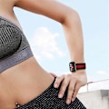 Pikkukuva 5 / 5: Fitbit Versa 4 / Sense 2 Universal Stripe Nylon watch Black Red Black