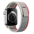 Pikkukuva 1 / 5: Ranneke Apple Watch Ranneke 49mm 44mm 40mm 45mm 41mm 42mm 38mm Correa Nylon Trail Loop Rannekoru Iwatch Ultra Series 7 6 5 3 Se 8 red-gray 38 40 41mm