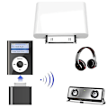Pikkukuva 3 / 4: Langaton Bluetooth-yhteensopiva lähetin Hifi Audio Dongle -sovitin iPod Classicille/touchille White