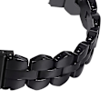 Miniatyrbilde 3 av 5: For Fitbit Versa 3 / Sense Universal Rhombus Resin Watch Band Black