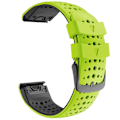 Miniatyrbilde 1 av 5: Reservedeler Rem for Garmin Fenix 5 5Plus 6 6Pro 7, Silikon 22mm Smartwatch Håndledd Green