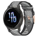 Miniatyrbilde 1 av 5: For Garmin Venu 2s 18 mm nylon vevd klokkerem Grey