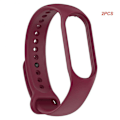 Miniatyrbilde 1 av 5: Ny 2/3/5pcs klokkestropp for Xiaomi Mi 7 håndledd silikonarmbånd håndleddsstropper treningsklokkebelte smartwatch-tilbehør 08 2pcs3091