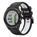 För Garmin Approach S62 22mm Tvåfärgad watch Black-White