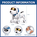 Miniatyrbild 2 av 5: Fjärrstyrd robot hund leksak programmerbar smart interaktiv robot leksaker för pojkar flickor