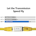 Pikkukuva 3 / 5: 5 kpl Cat6 A Ethernet-sovittimen kytkentäkaapelin Rj45-sovitin