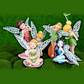 Miniatyrbild 5 av 5: 12st Mini Fairies Figurines Tillbehör, Krukhängare dekorationer