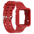 Miniatyrbillede 5 af 5: Til Xiaomi Redmi Watch 2 Lite/Mi Watch Lite2/Lite1 Universal Watch Wrist Strap Sports Watch Quic Red