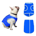 Miniatyrbillede 4 af 5: Hundevest sommerkølevest til hunde Åndbar genanvendelig kæledyrskølevest Dacron Cool Vandtæt frakke (50 cm) M