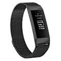 Miniatyrbillede 1 af 5: Magneturbånd i rustfrit stål til Fitbit Charge 4small Størrelse: 190x18mm Black