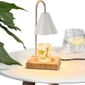 Miniatyrbild 4 av 5: Smältande vaxlampa Aromaterapi Sängbordslampa Trä Dekorativa Prydnader E-EU Plug