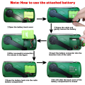 Miniatyrbilde 3 av 5: De13 Crank Radio Bærbar Solar Radio Fm Am Sw Innebygd oppladbart batteri Led Dynamo