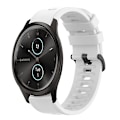 Miniatyrbild 1 av 5: För Garmin Garminmove Style 20 mm enfärgad mjukt watch White