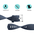 Miniatyrbillede 4 af 5: Udskiftningsbånd, der er kompatible med Fitbit Charge 2, Classic & Special Edition justerbare sportsarmbånd Slate Large
