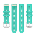 Miniatyrbilde 2 av 4: For Garmin Instinct 2s Silikon klokkerem i rustfritt stål Lake Green