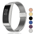 Miniatyrbild 2 av 5: För Fitbit Inspire Hr Mijobs Milan Buckle watch i rostfritt stål Gold
