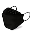 Miniatyrbilde 1 av 4: 50 stk/100 stk Kf94 maske beskyttende ansiktsmasker barn ansiktsmasker solide anti-støv masker Black 50pcs