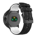 Miniatyrbilde 5 av 5: For Suunto 9 tofarget silikonklokkerem Black White