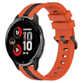 Miniatyrbild 1 av 5: För Garmin Venu 2 Plus 20 mm vertikalt tvåfärgs watch Orange-Black