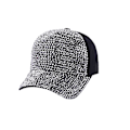 Miniatyrbild 1 av 2: Cap Färgglad Rhinestone Diamond Snapback- cap vårsommarhatt Black2