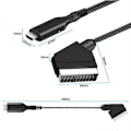 Pikkukuva 2 / 5: CH Scart-HDMI-muunnin, All-in-one Scart-HDMI-sovitin, 1080P