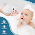 Miniatyrbillede 4 af 5: Baby badelegetøj, hval automatisk spray vand badelegetøj med LED-lys, induktion sprinkler badekar bruser pool badeværelse springvand legetøj til småbørn børn