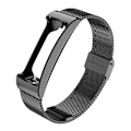 Pikkukuva 1 / 5: Fitbit Inspire Hr Mijobs Milan Watch ruostumattomasta teräksestä rannekello Black