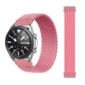 Miniatyrbillede 1 af 5: Til Garmin Vivoactive 3 justerbar nylonflettet elasticitetsurrem Pink