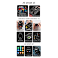 Miniatyrbilde 3 av 5: Ny E500 Blodsukker Smart Klokke Ekg Overvåking Blodtrykk Kroppstemperatur Smartwatch Menn Ip68 Vanntett Fitness Tracker - Smartklokker Red-ECG Band