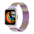Pikkukuva 4 / 5: Metallista valmistettu ranneke ja kellokehys Xiaomi Redmi Watch 2 Lite -älykelloon Colorful